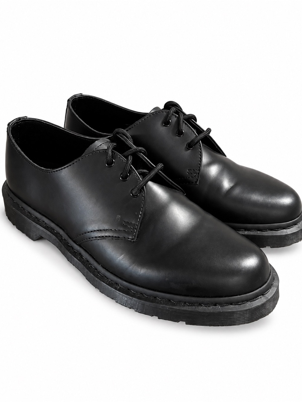 Dr. Martens Black Leather 3-Eye Shoes Men’s 10